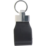 Men's Leather Card Holder & Key Ring Gift Set Black: GS-1234