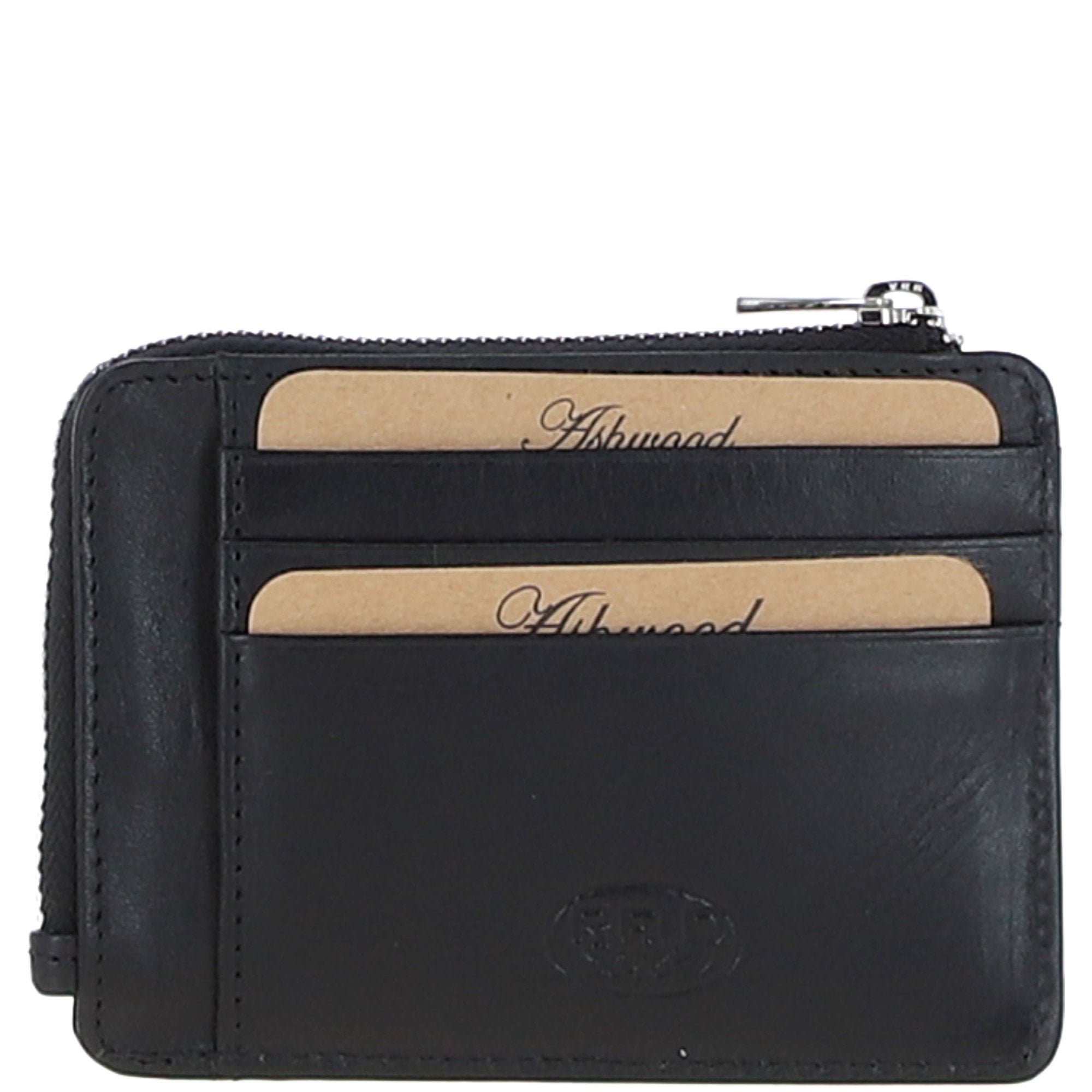 Leather Card Holder Black: 1275-VT