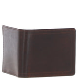 Luxury Slim 3 Card Leather Wallet Brandy :  5991