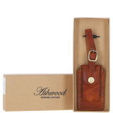 Leather Travel Luggage Tag Honey :Battersea l tag