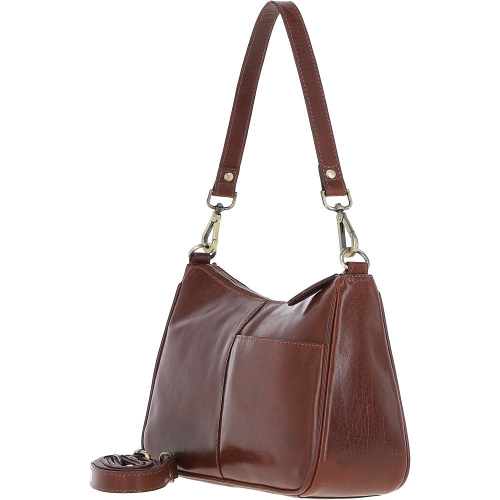 Ashwood Leather Shoulder Bag Chestnut: T-84