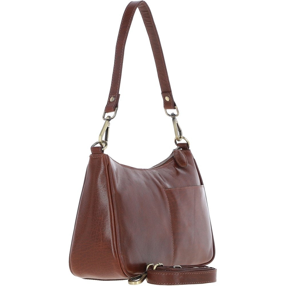 Ashwood Leather Shoulder Bag Chestnut: T-84