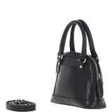 Ashwood Womens Small Leather Tote Bag Black: T-82