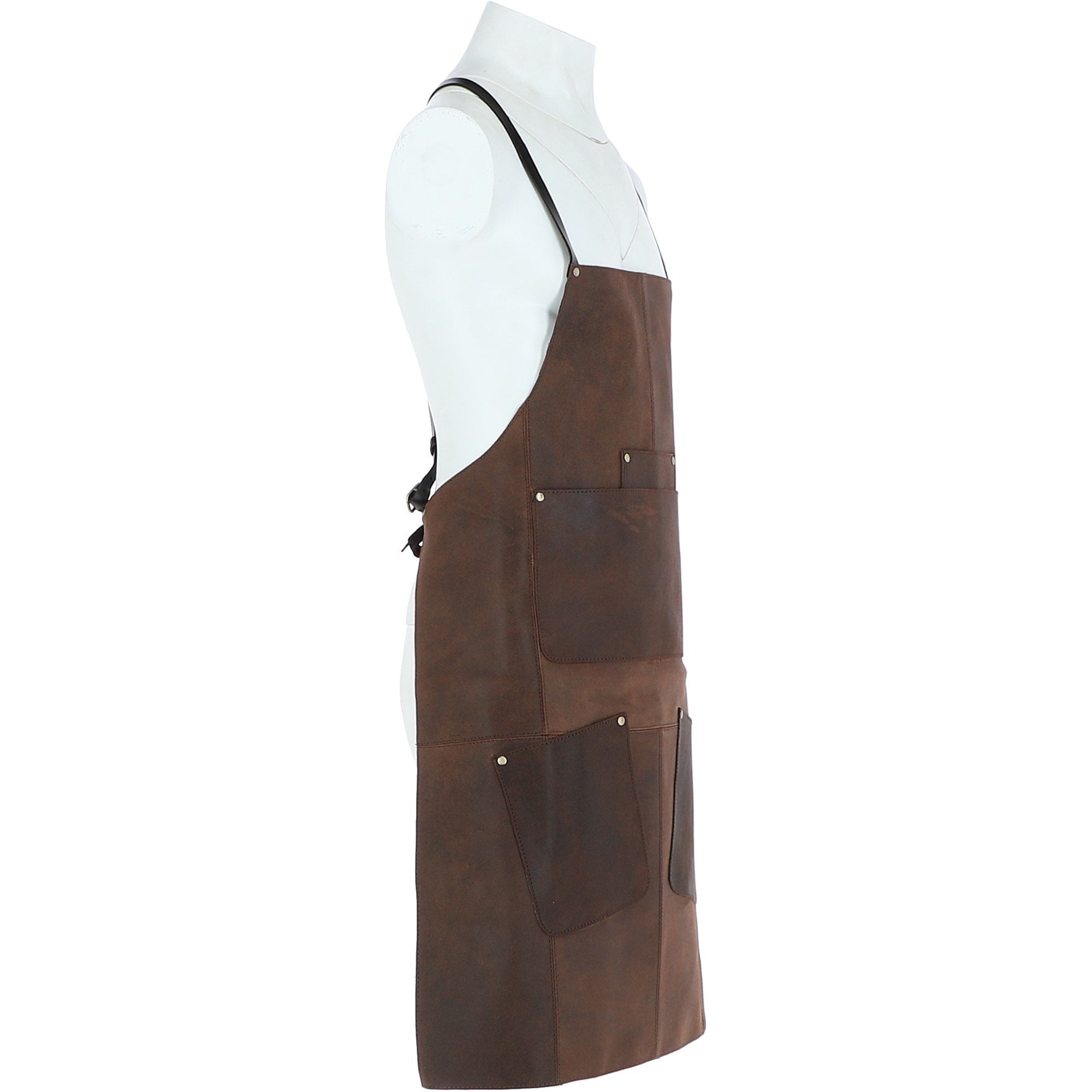 Ashwood Leather Apron Brown: Apron 3