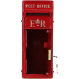 Cast Iron Replica Royal Mail ER Mailbox Red: DI-3731-RG