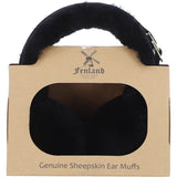 Fenland Sheepskin Winter Earmuffs Black: Fen-205 Kids