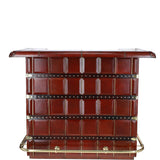 Exquisite Leather Bar Counter Chestnut: tbz1uco641