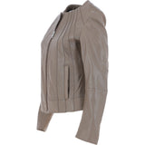Ashwood Leather Jacket Taupe: AWL-281