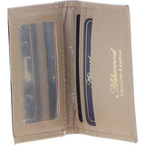 Leather Card Holder with Mirror & Key Ring Gift Set Mushroom :slg-31243