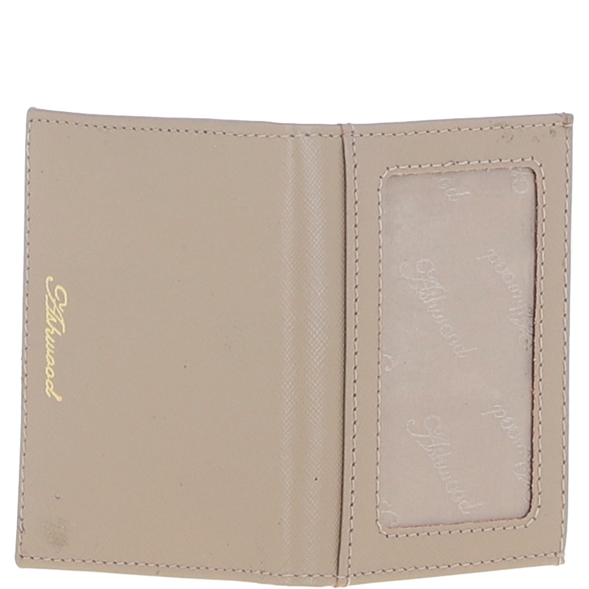 Leather Card Holder with Mirror & Key Ring Gift Set Mushroom :slg-31243