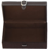 Leather Decorative Home Accessories Box Tan: AGC-51