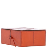 Leather Decorative Home Accessories Box Tan: AGC-35
