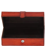 Leather Decorative Home Accessories Box Tan: AGC-38