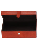Leather Decorative Home Accessories Box Tan: AGC-37