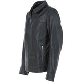 Ashwood Mens Leather Biker Jacket Dark Brown: AMJ-9