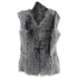 Reversible Toscana Suede Leather Gilet Brown: KB-42