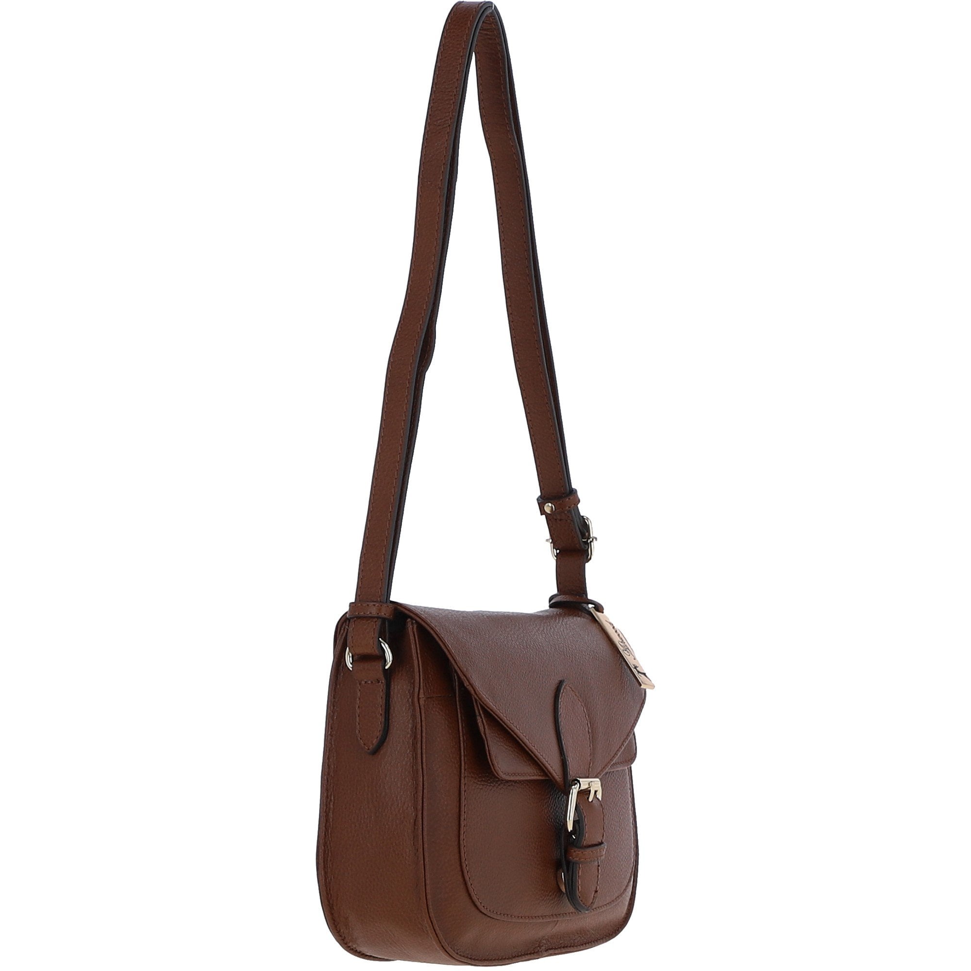 Ashwood Leather Crossbody Bag 2 Tone Tan: 62879