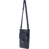 Ashwood Leather Crossbody Bag Cotswold Navy: 64033
