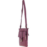 Ashwood Leather Crossbody Bag Light Wine: 64033