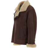 Sheepskin Flying Jacket Antique Beige: KE-184