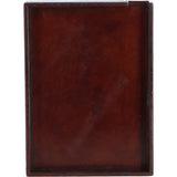 Elegant Ashwood Leather Desk Paper Tray Chestnut: LF-109
