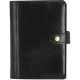 Ashwood Luxury Leather A5 Notebook - Refillable & Handcrafted Cover Black: LF-112