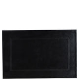 Premium Leather Black Desk Mat: LF-124