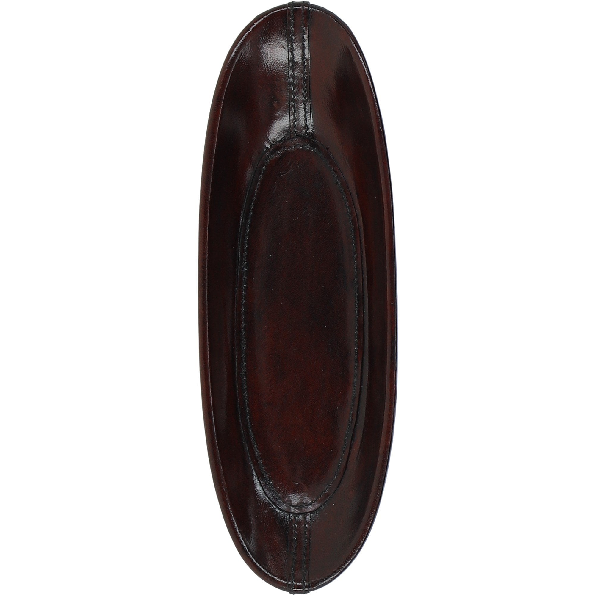 Premium Handcrafted Chestnut Leather key tray: LF-125
