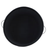 Exquisite Ashwood Leather Storage Basket Black: tbz1uc793