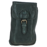 Ashwood Leather Crossbody Smart Phone Bag Green: D-99