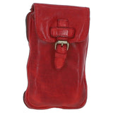 Ashwood Leather Crossbody Smart Phone Bag Red: D-99