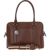 Ashwood 3 Section Large Leather Handbag Tan: X-39