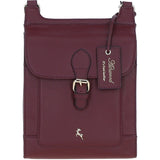 Ashwood Leather Exquisite Crossbody Bag Wine: X-33