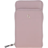 Ashwood Leather Luxury Crossbody Phone Bag Design-X Wood Rose: X-31