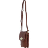 Ashwood Leather Crossbody Smart Phone Bag Tan: M-80