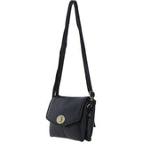 Elegant Ashwood Leather Crossbody Bag Black: M-82