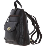 Exquisite Ashwood Leather Backpack Brown: M-85