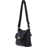 Ashwood Leather Crossbody Bag Black: M-86