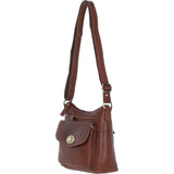 Ashwood Leather Crossbody Bag Tan: M-86