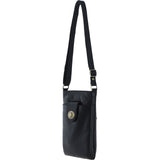 Ashwood Leather Crossbody Bag Black: M-87