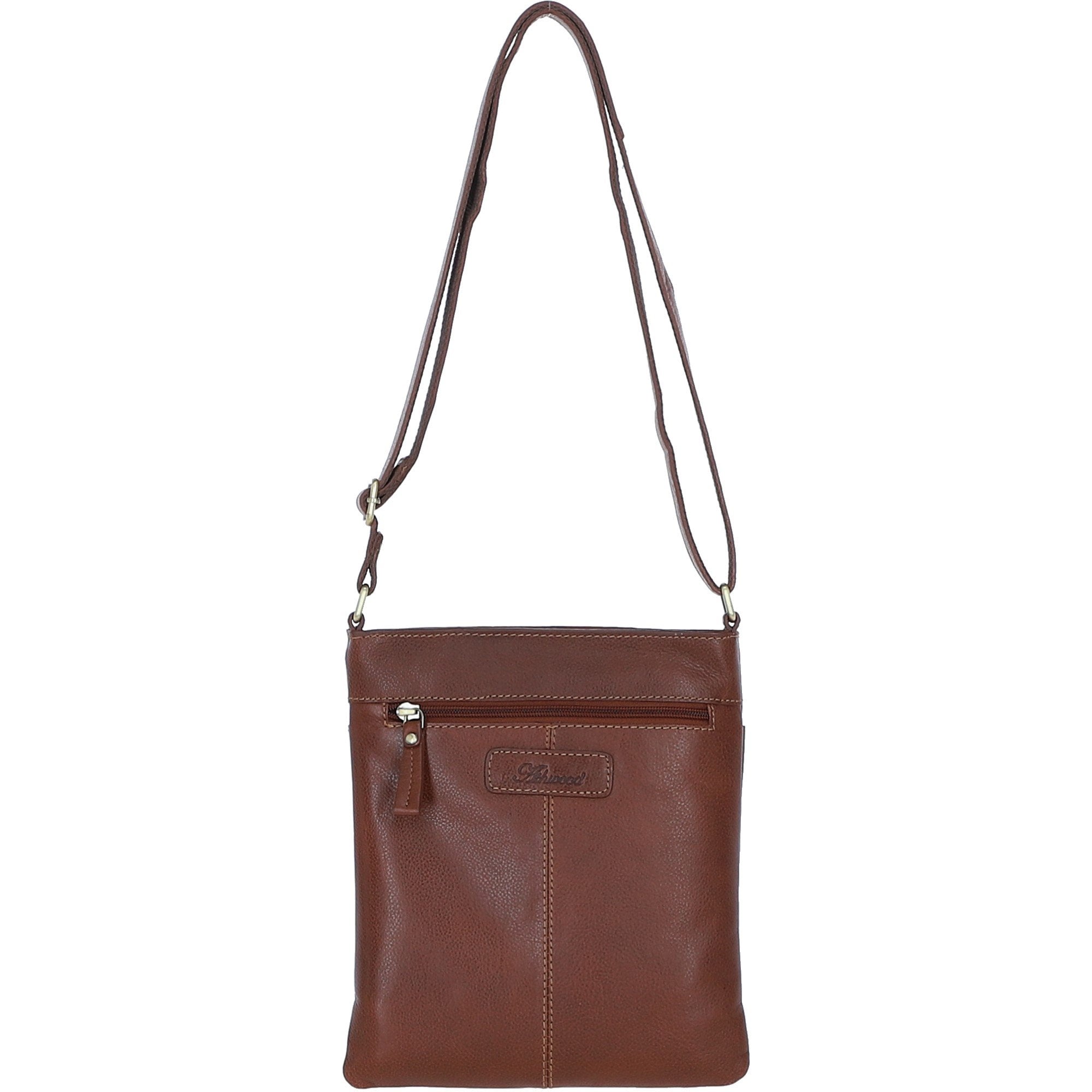 Ashwood Leather Crossbody Bag Tan: M-87