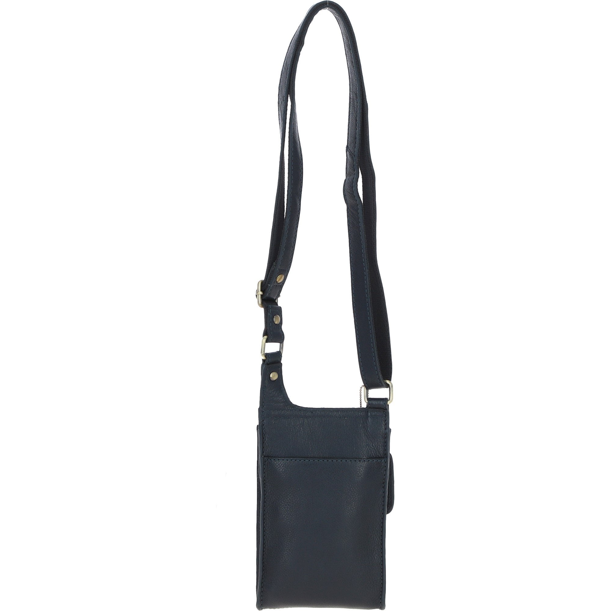 Ashwood Leather & Harris Tweed® Cloth elegance Crossbody Bag Navy/Pink: TW-20-06-NP