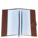 Ashwood Leather & Harris Tweed® Cloth A5 Notebook Tan/Mcload: TW-19-02-TM
