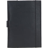 Ashwood Leather & Harris Tweed® Cloth A5 Notebook Black/Watch: TW-19-03-BW