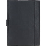 Ashwood Leather & Harris Tweed® Cloth A5 Notebook Black/Green/Red: TW-19-07-BR