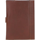 Ashwood Leather & Harris Tweed® Cloth A5 Notebook Tan/Green/Red: TW-19-08-TR