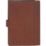 Ashwood Leather & Harris Tweed® Cloth A6 Notebook Tan/Mcload: TW-18-02-TM