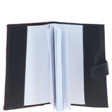 Ashwood Leather & Harris Tweed® Cloth A6 Notebook Navy/Pink: TW-18-06-NP