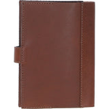 Ashwood Leather & Harris Tweed® Cloth A6 Notebook Tan/Green/Red: TW-18-08-TR