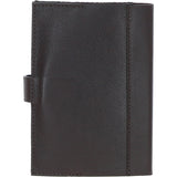 Ashwood Leather & Harris Tweed® Cloth A6 Notebook Brown/Green: TW-18-09-BG